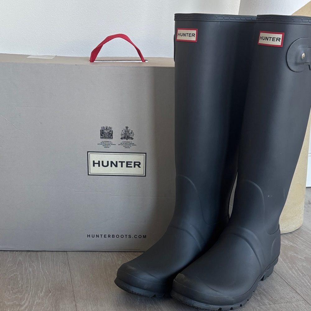 Hunter Women’s Classic Dark Slate Rain Boots